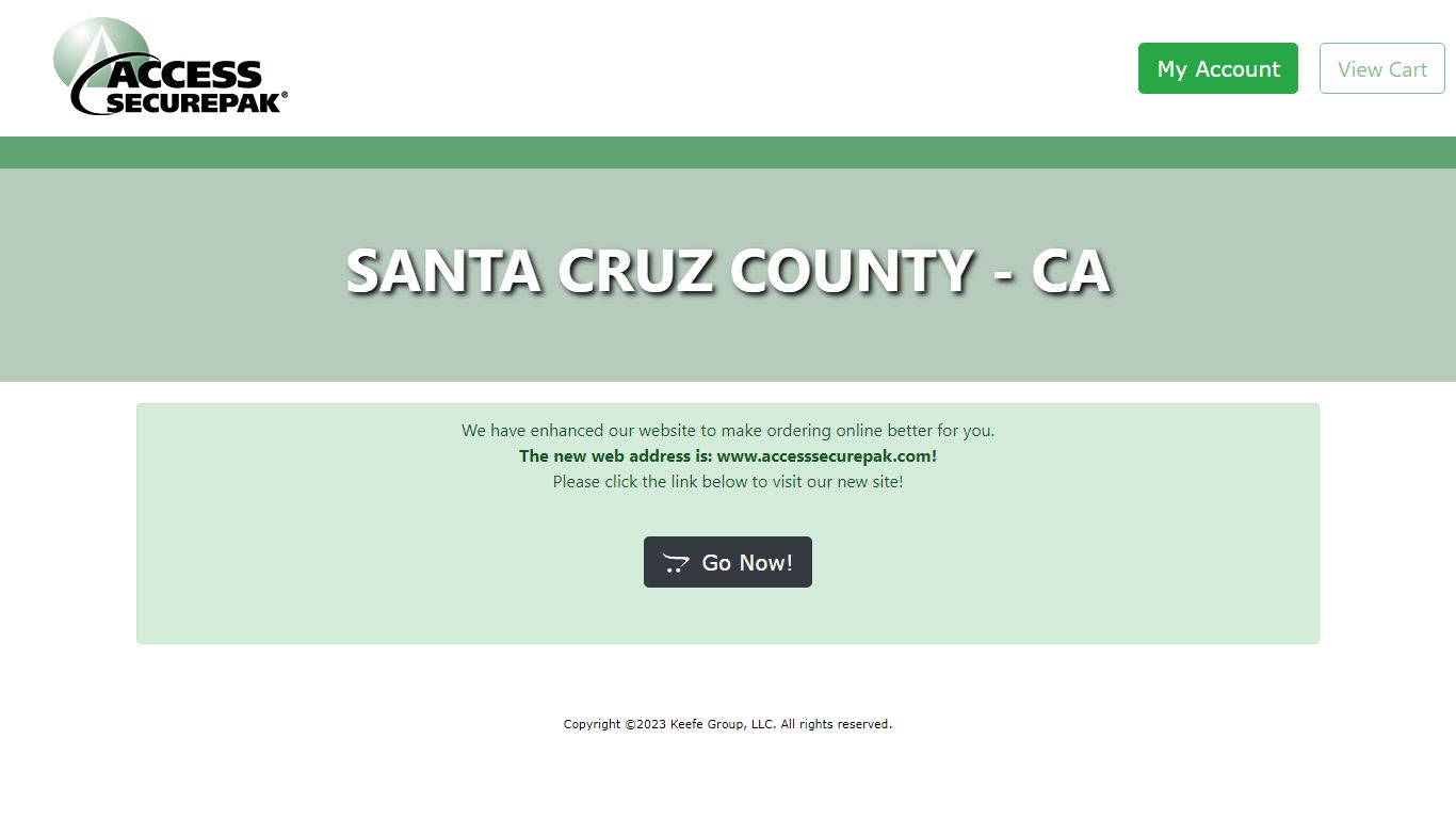 Access Securepak - Santa Cruz County Jail - CA - Welcome